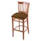 Holland Bar Stool Co 30" Bar Stool, Medium Finish, Canter Thatch Seat 312030Med001 - alternate 1